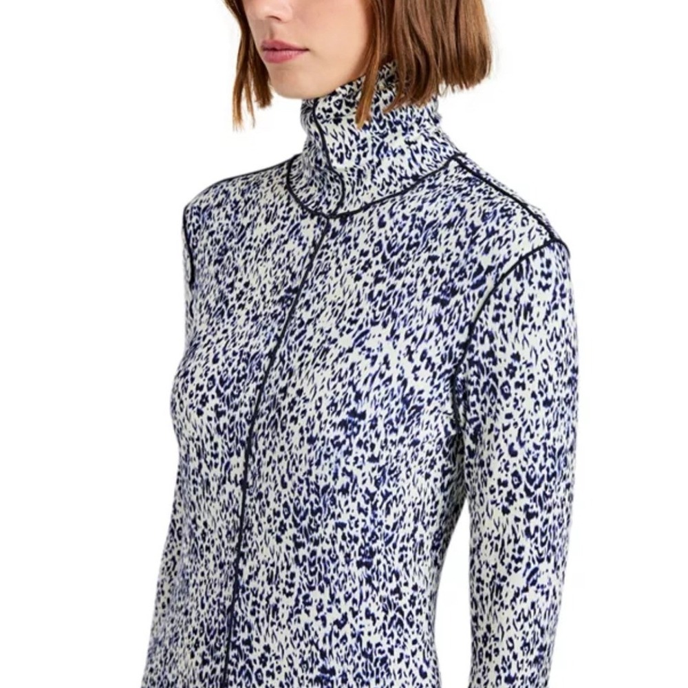 Proenza Schouler White Label Audrey Animal Print Top Medium